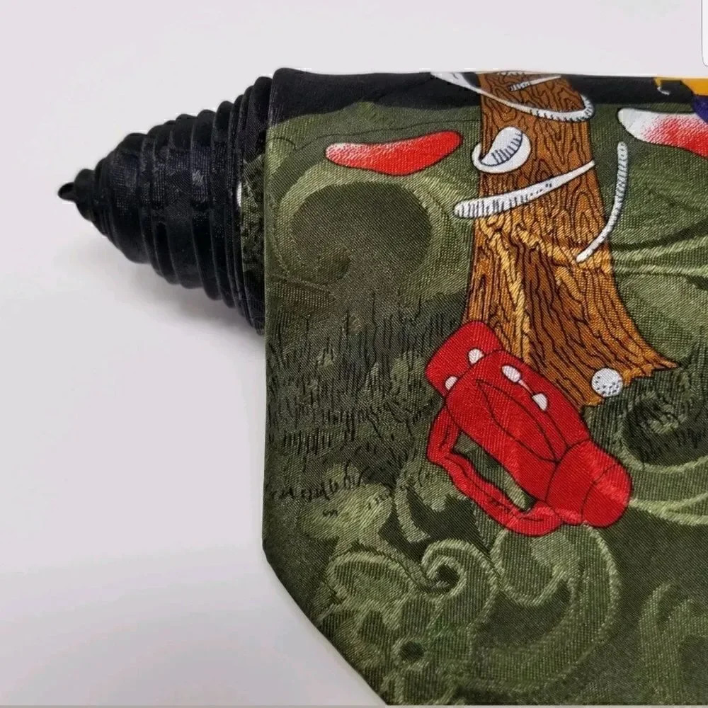 Mens Golfing Golf Clubs Sporty Novelty Necktie